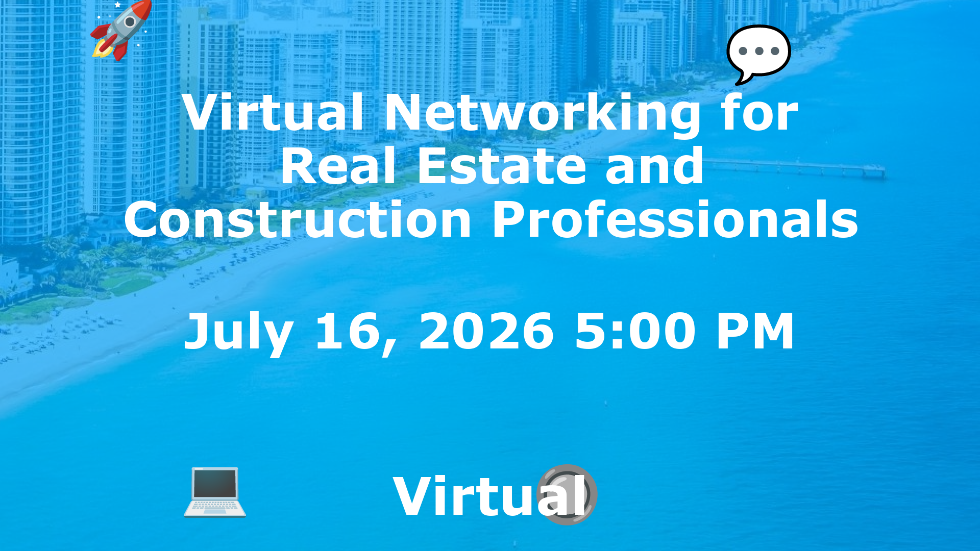 Virtual Networking for Real Estate and Construction Professionals event image